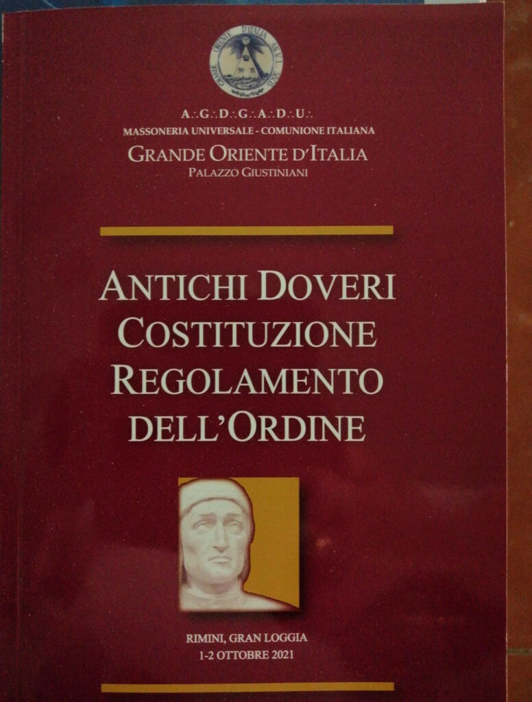 Costituzione e Antichi Doveri GOI 2021